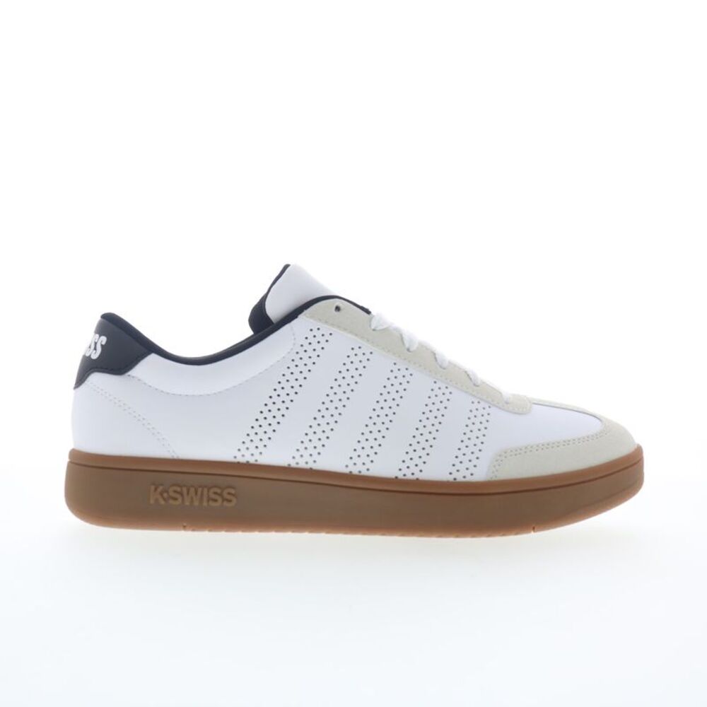 K-Swiss Mens Court Open T-Toe G White Shoes (NWT)